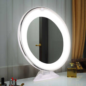 10x forstørrelses LED-spejl med 360° rotation og lys 2