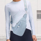 Lily | Dame Geometrisk Skulderrem Læder Crossbody Sling Taske