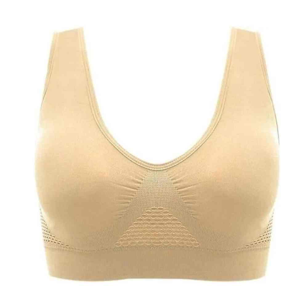 3-delt BH-sæt med push-up-design og bikagestruktur 0