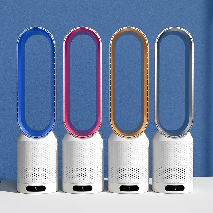 3-i-1 Luftkøler med Luftrenser og Bladløst Design – 90° Automatisk Oscillation, 8 Justerbare Hastigheder, Ultra-Støjsvag Drift 8