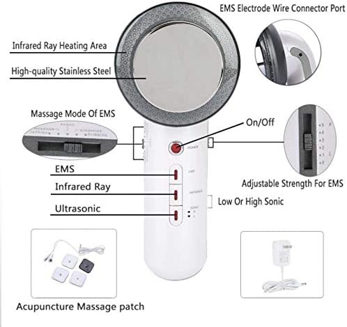 3-i-1 ultralyds EMS slankemassageapparat til fedtreduktion og kropsformning 4