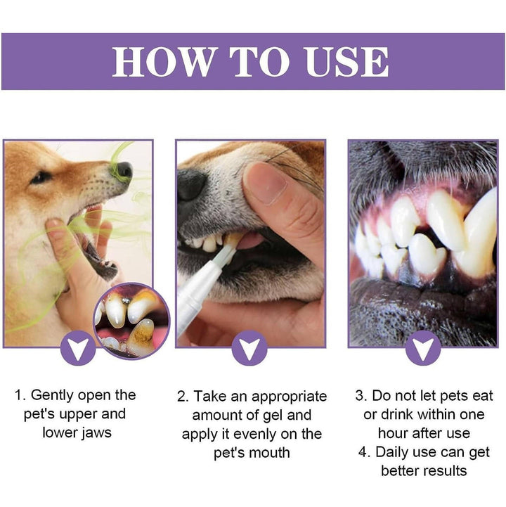 3 sæt oral reparationsgel til hunde 6