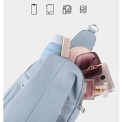 Lily | Dame Geometrisk Skulderrem Læder Crossbody Sling Taske
