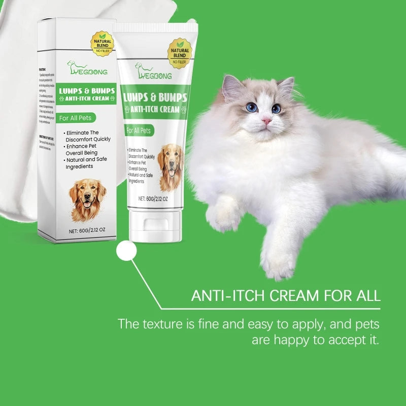 60 g kløestillende creme til hunde og katte 4