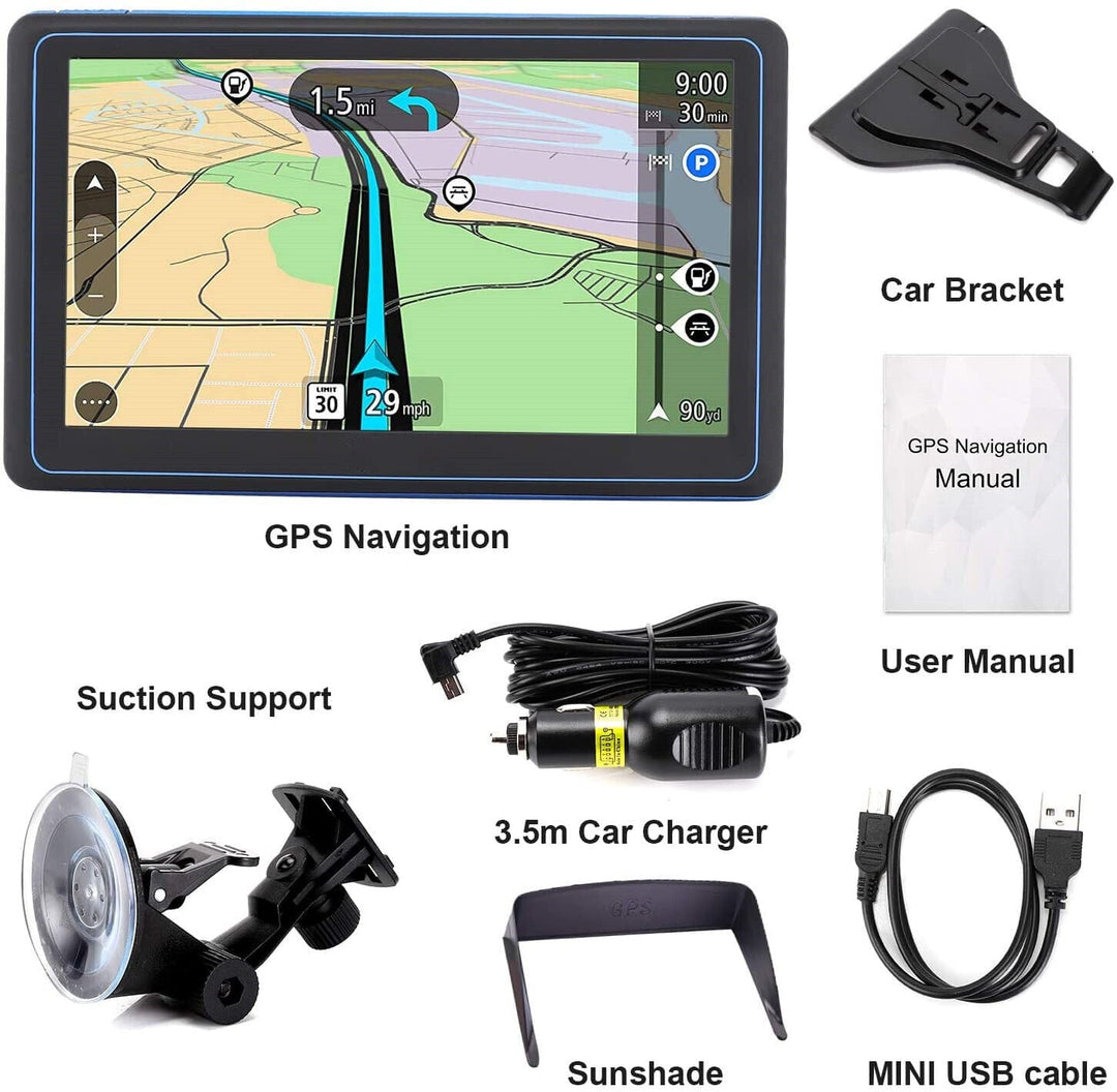 7 "GPS-navigationssystem - 2025 forbedrer navigation for biler og lastbiler" 7