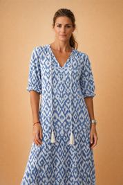 ANA | Maxikjole med blomsterprint 3