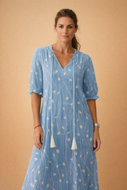 ANA | Maxikjole med blomsterprint 4