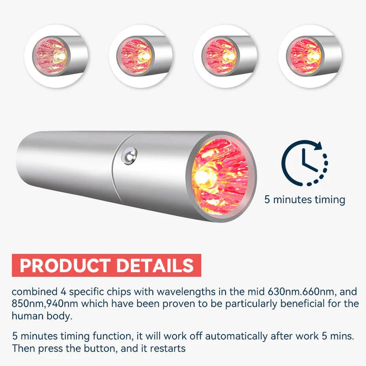AcneHeal – LED rød lysterapipen 2