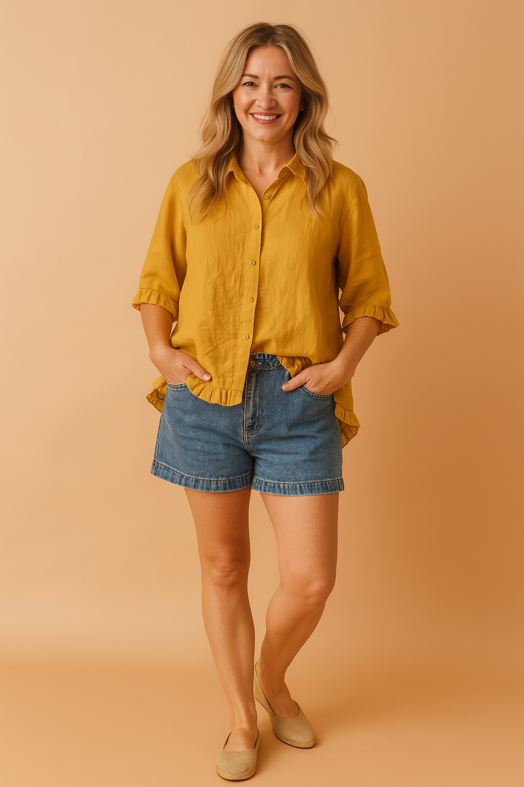 Aleksandra | Flæsebluse med løs pasform 3