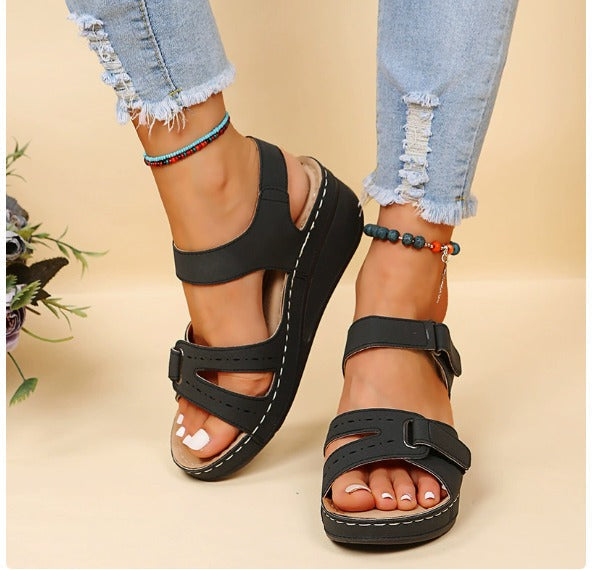 Aleksandra | Sporty Plateau Sandaler 2