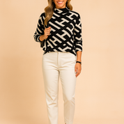 Alexandria | Klassisk sweater med et diskret mønster 1