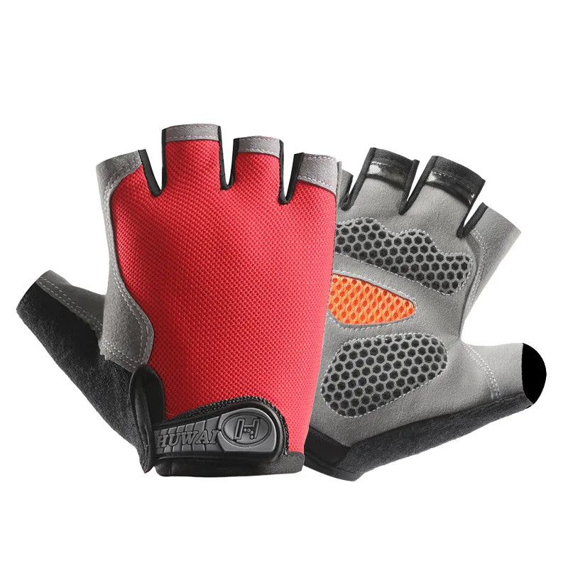 Åndbare, skridsikre halvfingerhandsker – Fitness- og cykelhandsker til sommertræning 14