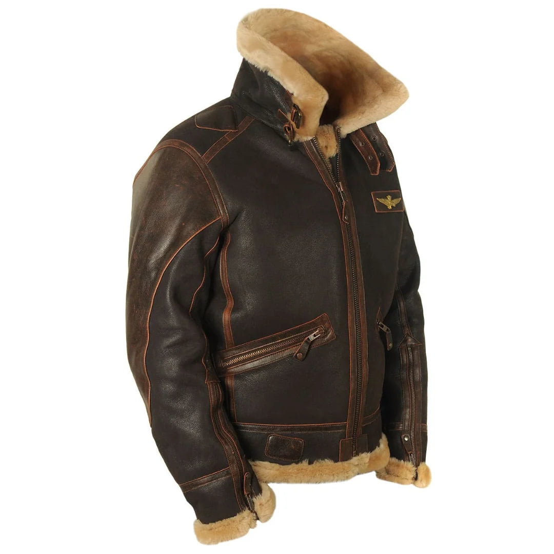 Angelo - Stilvolle Pilotenjacke Für Männer 7