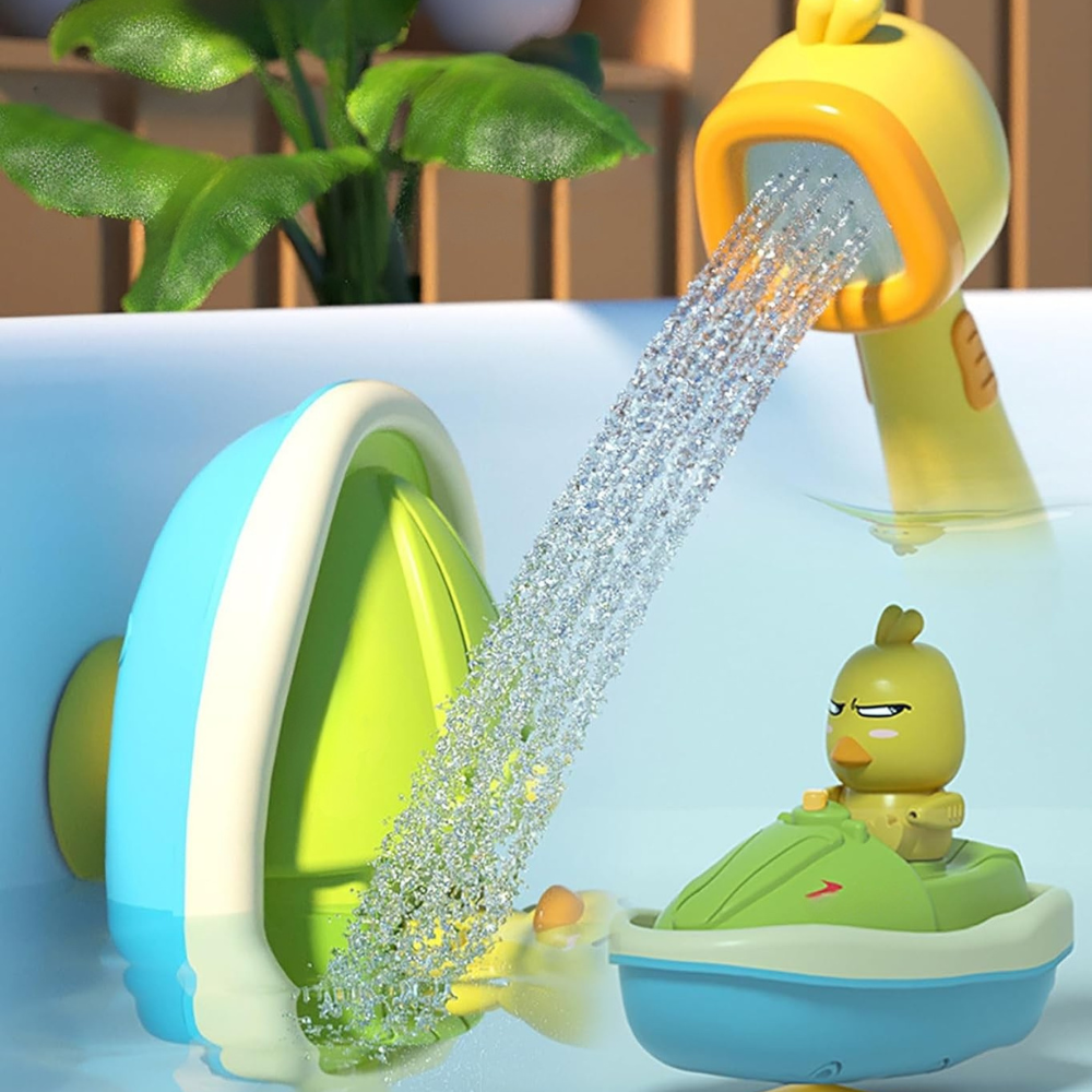 AquaTots | Badelegetøjssæt med flydende ænder og skånsom vandspray til børn 3