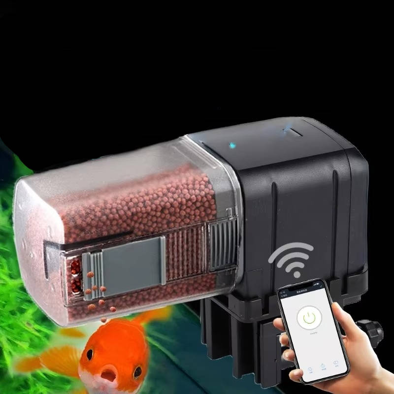 Automatisk foderautomat til fisk 0