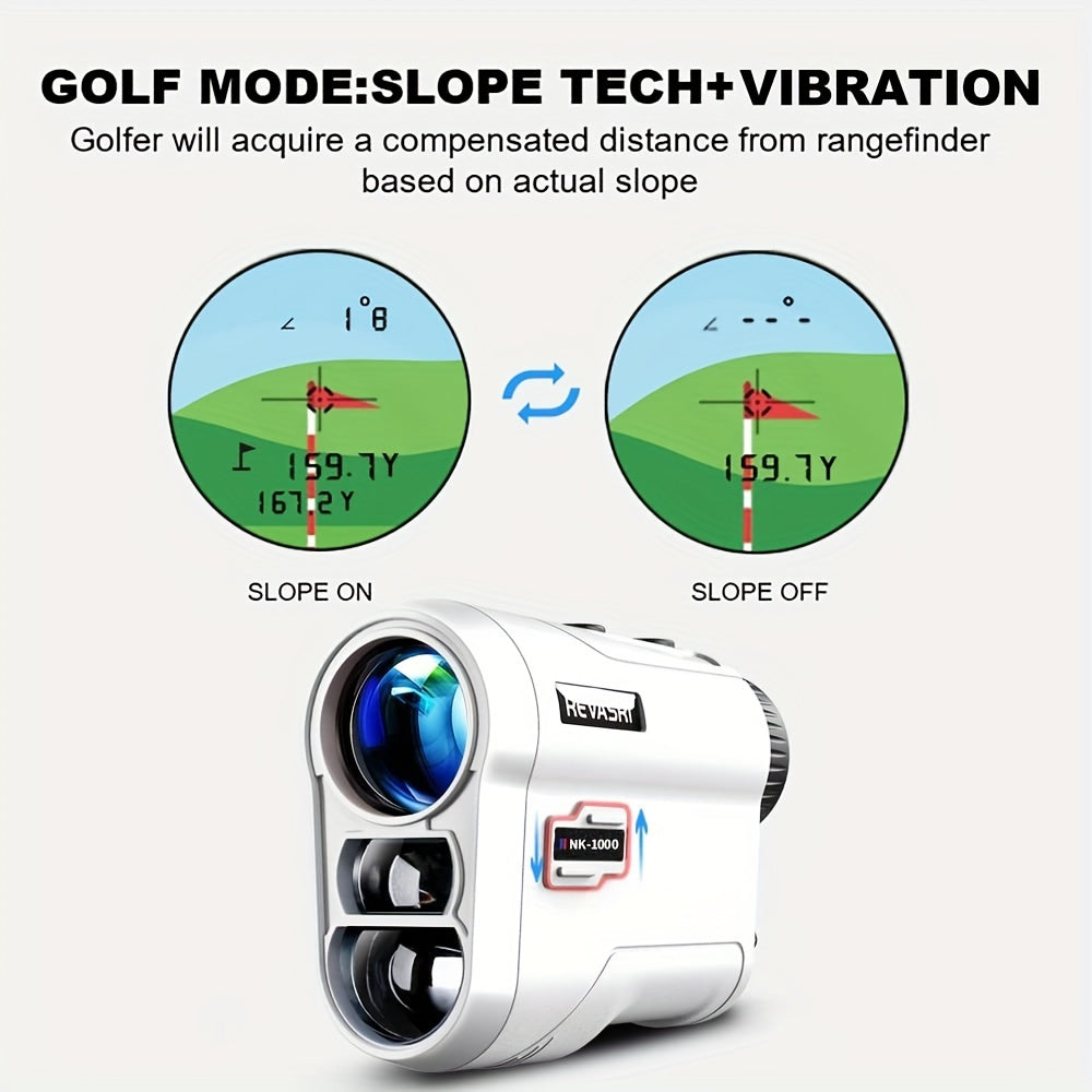 Avanceret golfafstandsmåler - Præcise målinger med hældningskompensation og vibrationsfeedback 3