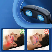 Bærbar smart anti-snorken-enhed – USB-genopladeligt hjælpemiddel til komfortabel, snorkefri søvn og søvnapnølindring 2