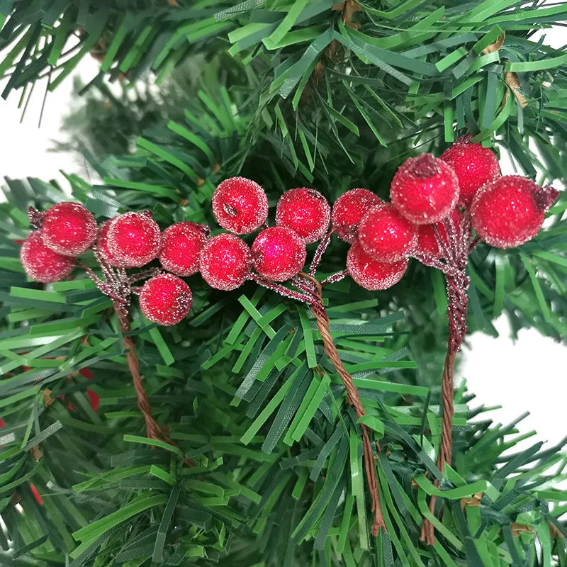 Bærpragt | Imiteret julebærbundt til festligt blomsterarrangement 4