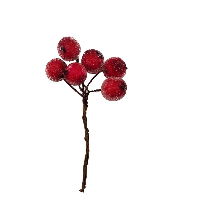 Bærpragt | Imiteret julebærbundt til festligt blomsterarrangement 5