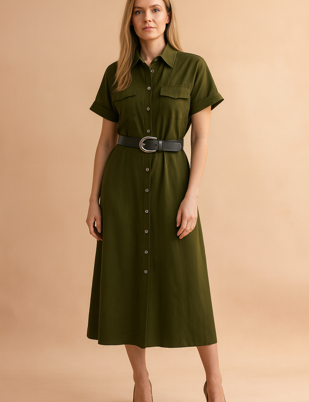 Billie | Stilfuld skjortekjole 0