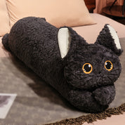 Blød lang kawaii kattepude – Kramvenlig sidepude med finurligt design og materiale, der er nemt at håndvaske 0