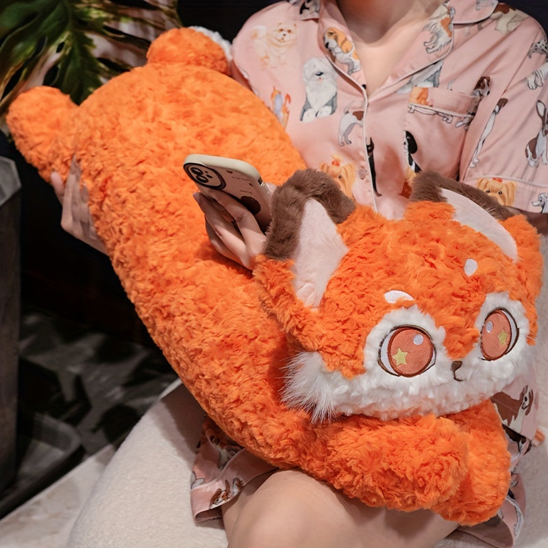 Blød lang kawaii kattepude – Kramvenlig sidepude med finurligt design og materiale, der er nemt at håndvaske 3