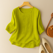 Blomstret Afslappet Bluse Til Kvinder – Elegant Design Med Broderede Detaljer, Perfekt Til Hverdag Og Fest 4