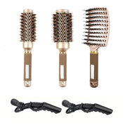 BlowOut Pro - Ionic Boar Bristle Rundt Hårbørstesæt til Styling i Salonkvalitet 0