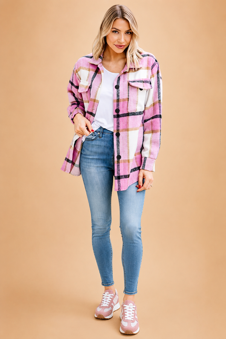 Meli | Løstsiddende skjortebluse