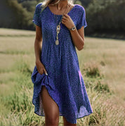Boho Chic Sommerkjole - Elegant Hvid Lang Sommerkjole til Kvinder, Komfortabel og Romantisk Kjole til Sommeren 2