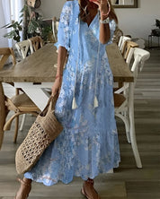 Boho Dækkjole til Kvinder - Elegant Sommerstil med Afslappet Pasform og Bohemian Charme 3