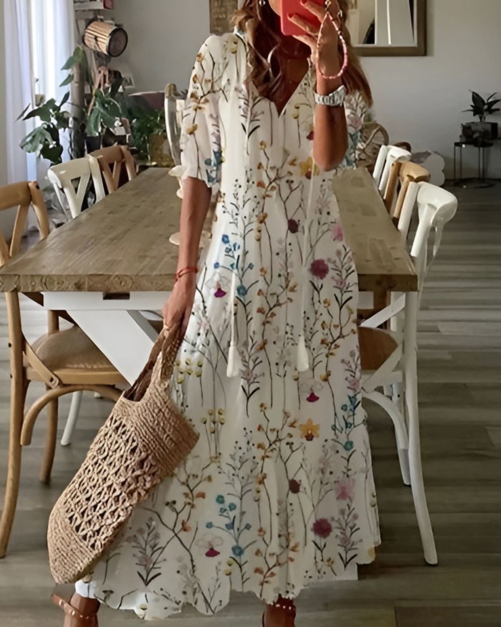Boho Dækkjole til Kvinder - Elegant Sommerstil med Afslappet Pasform og Bohemian Charme 6