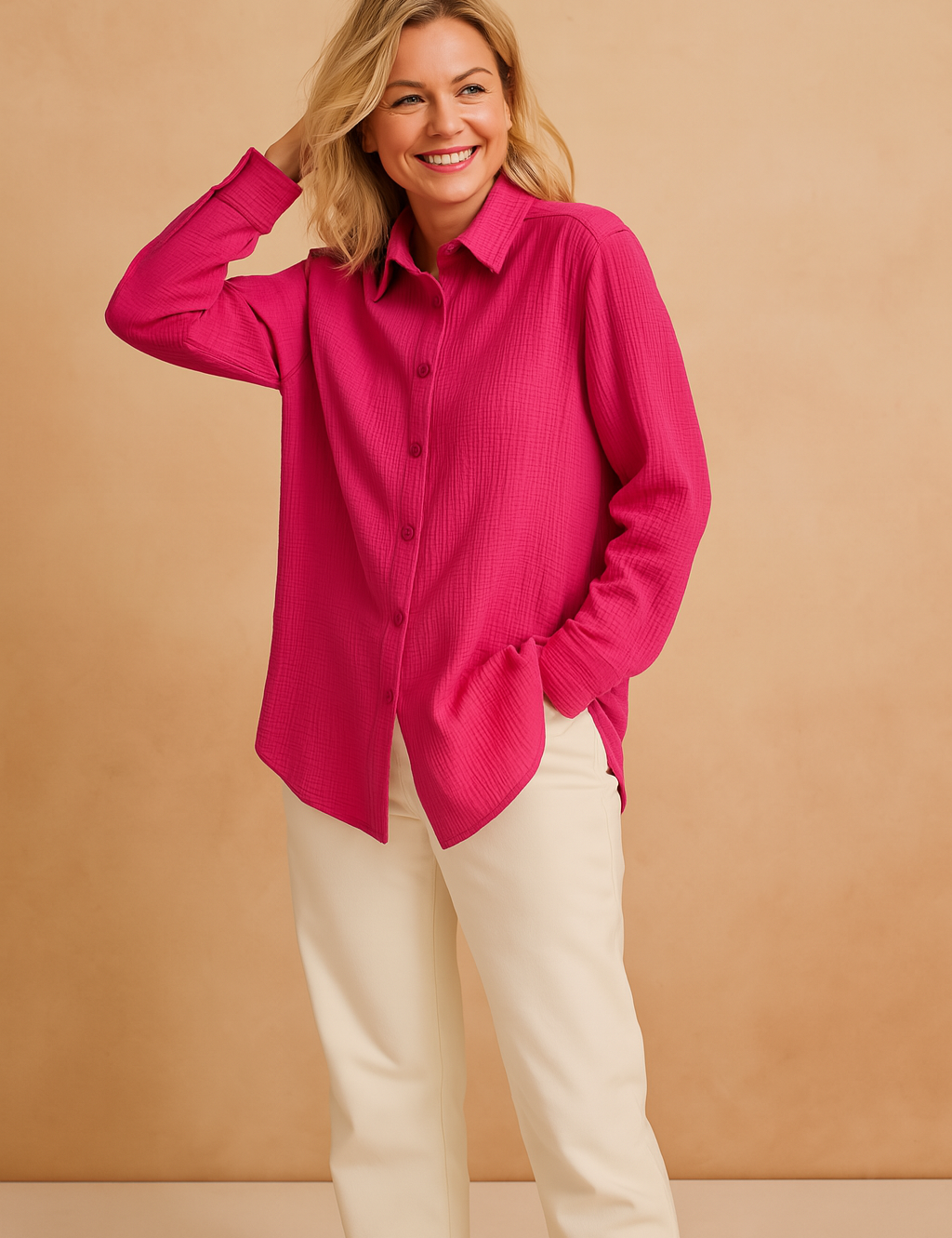 CHLOE | Stilfuld bluse med løs pasform 1