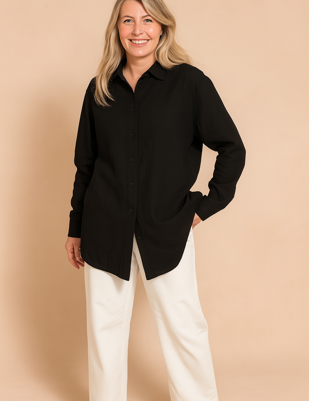 CHLOE | Stilfuld bluse med løs pasform 5