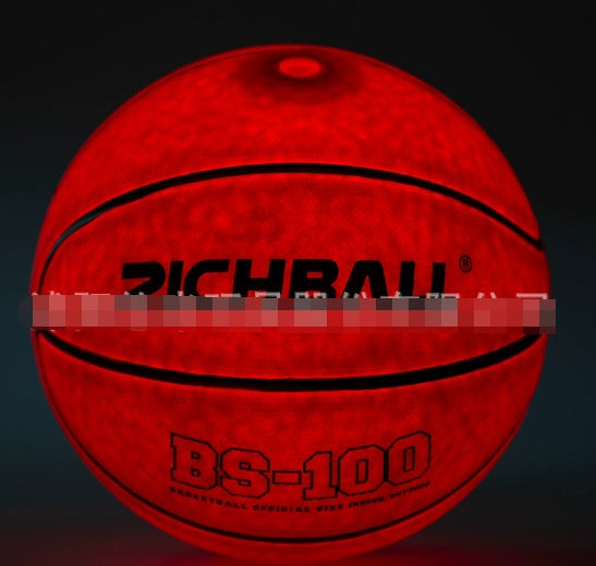 GlowBasket LED Basketball - Spil i mørket, skinn i lyset