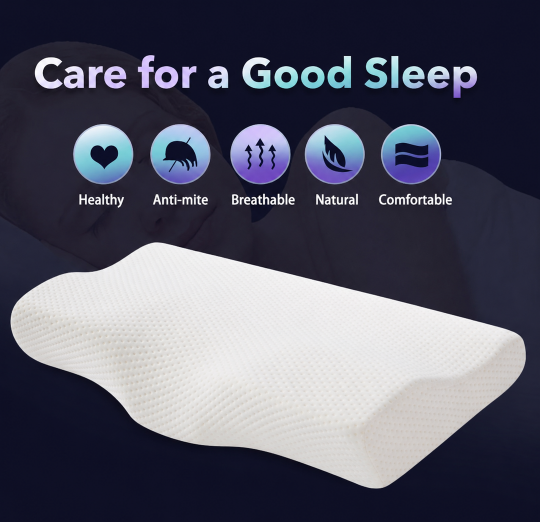 Ergonomisk memory foam cervikal nakkepude