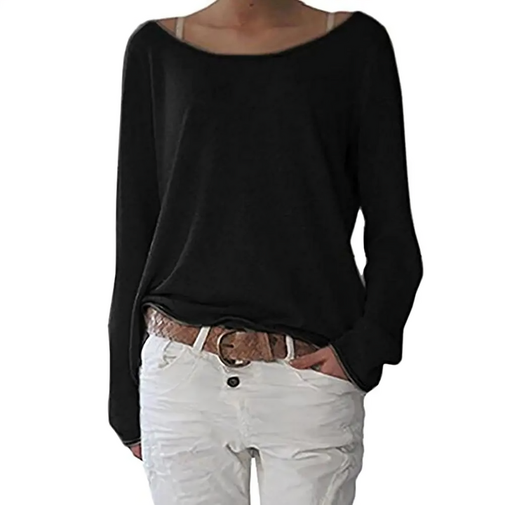 Cassey | Enkel langærmet T-shirt 1