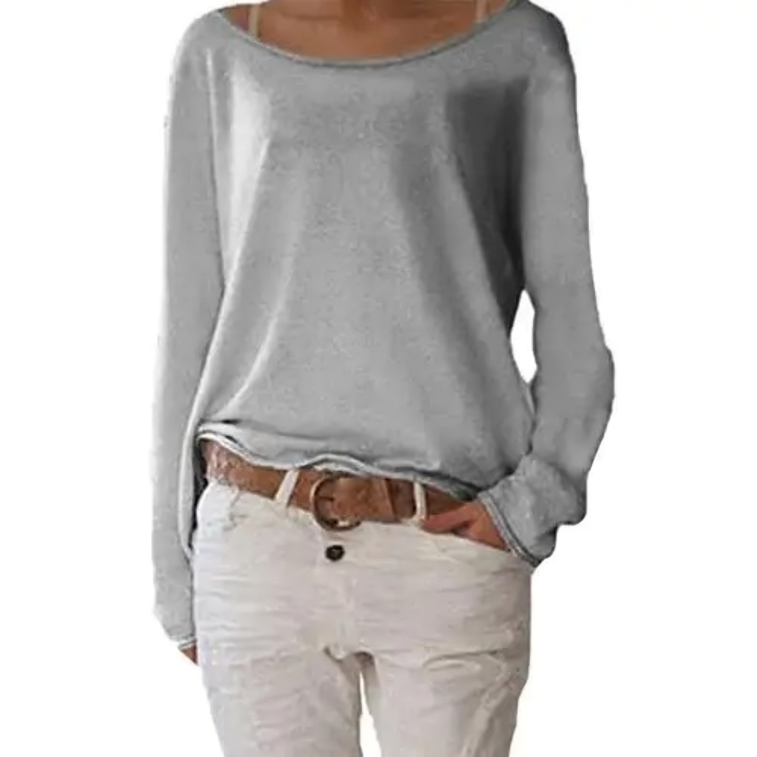 Cassey | Enkel langærmet T-shirt 2