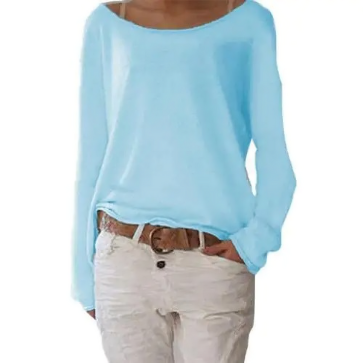 Cassey | Enkel langærmet T-shirt 5