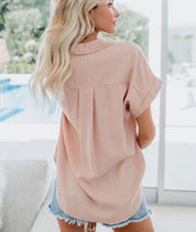 Casual Bluse til Kvinder – Let og Elegant Design til Sommeren, Perfekt til Hverdag og Fest 2