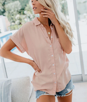 Casual Bluse til Kvinder – Let og Elegant Design til Sommeren, Perfekt til Hverdag og Fest 3