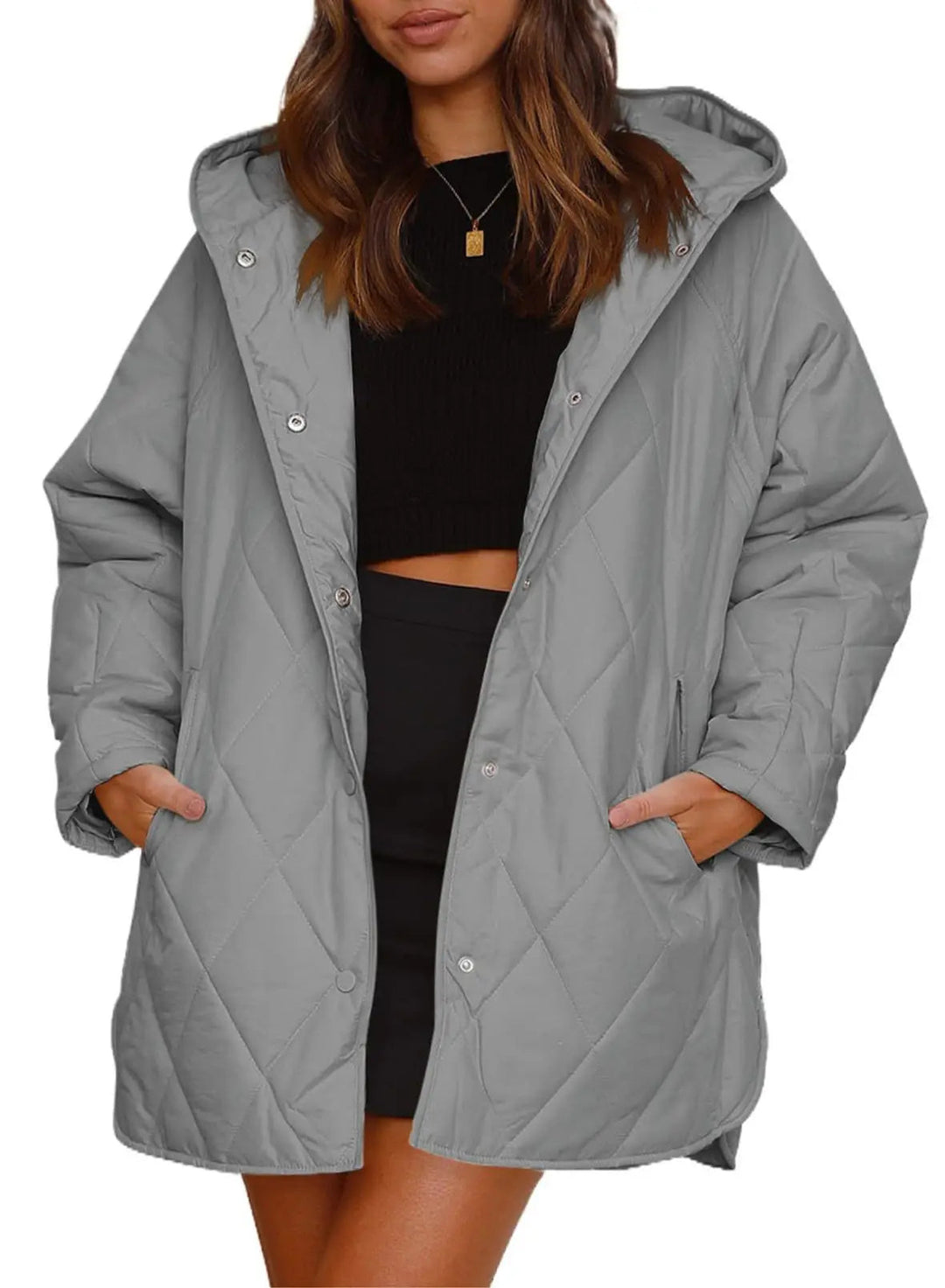 Christa™ - Übergroßer Wintermantel mit Kapuze 11