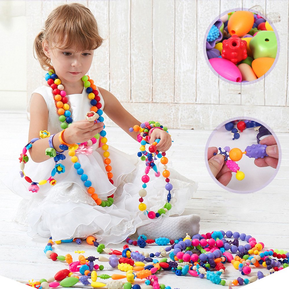 ColorfulBead Haven | Smykkefremstillingssæt til børns kreative udfoldelse 0