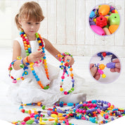 ColorfulBead Haven | Smykkefremstillingssæt til børns kreative udfoldelse 0