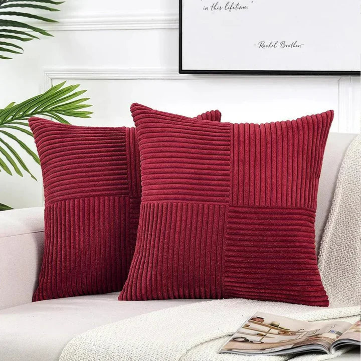 Corduroy Pudebetræk med Blød Tekstur – 45 x 45 cm, Holdbar og Åndbar, Flere Farver Tilgængelige 9