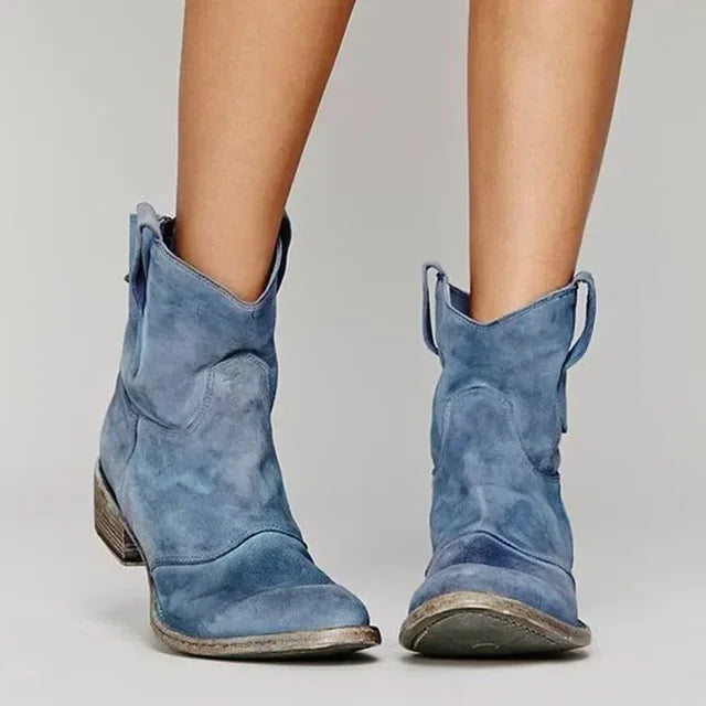 Cowboystiefel Damen mit Orthopädischer Fußbettunterstützung – Elegante Schwarz Westernstiefel für Stil und Komfort 2