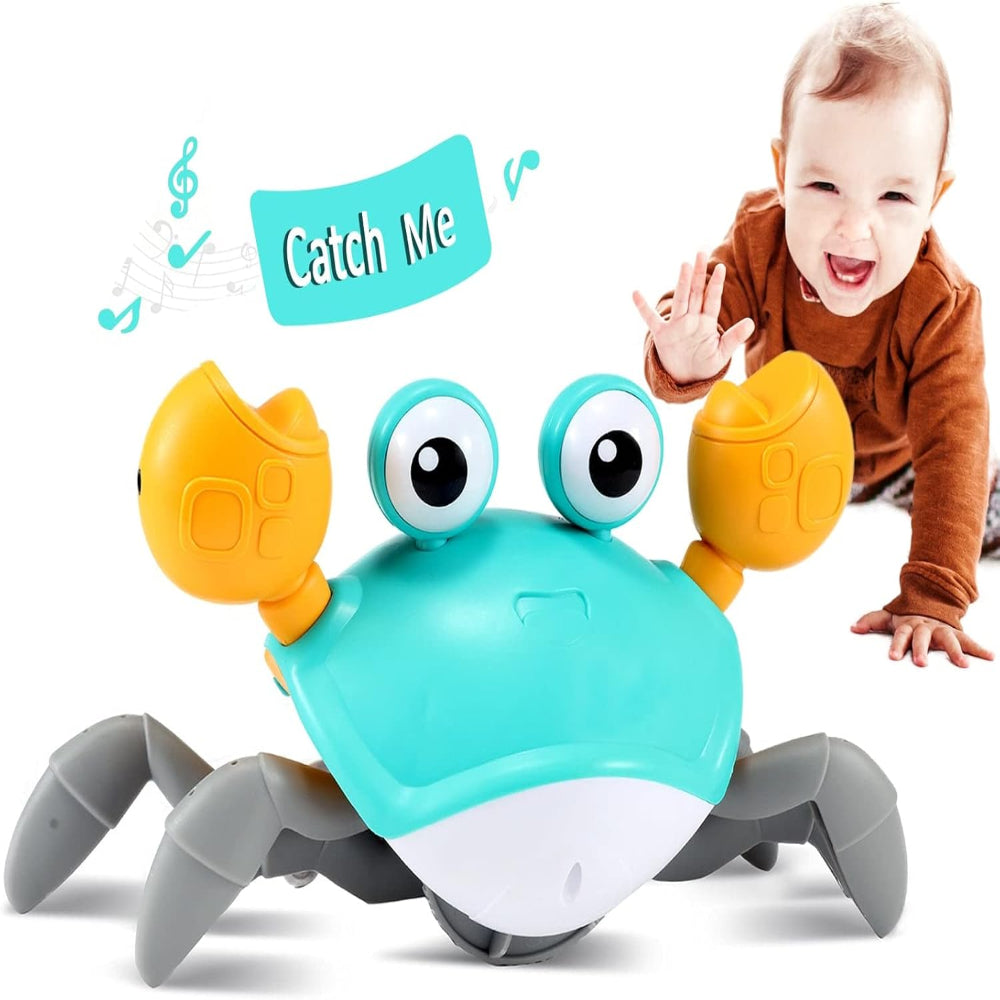 CrustaceanJoy | Krablende krabbe babylegetøj med musik og farverige lys 1