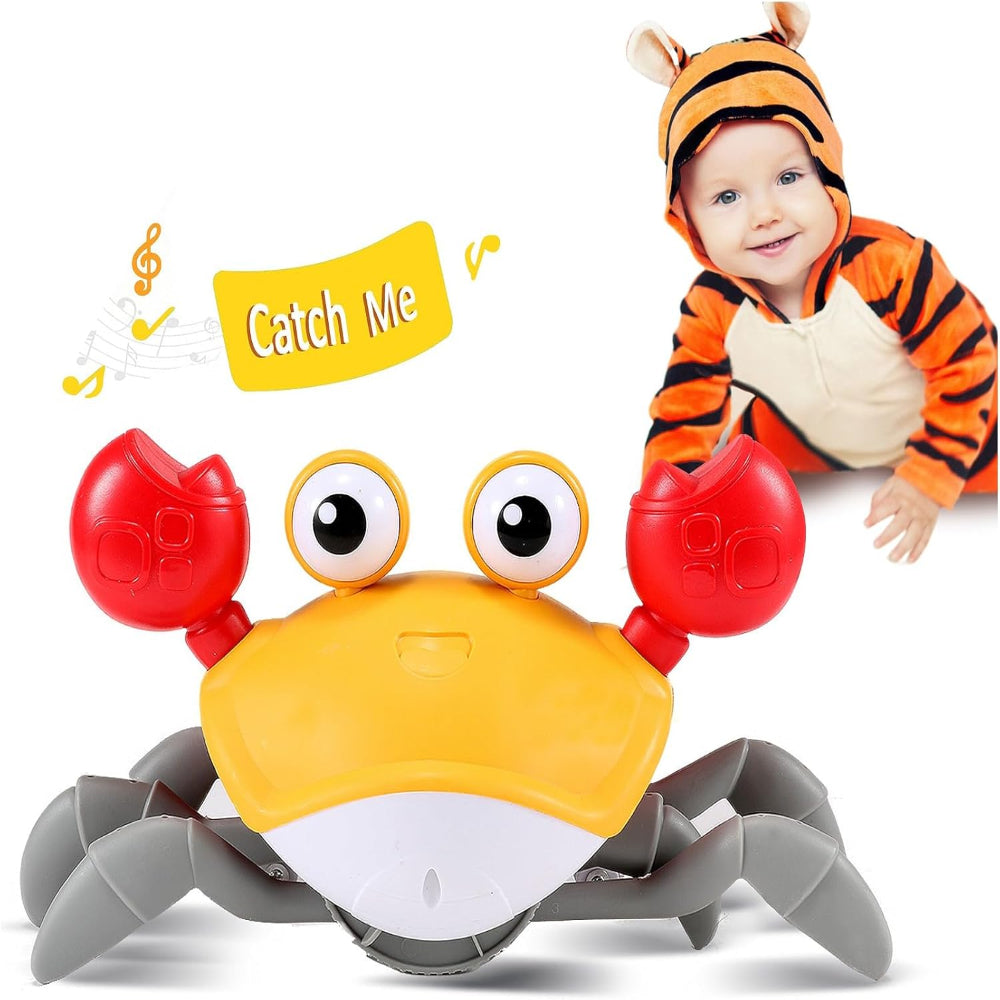 CrustaceanJoy | Krablende krabbe babylegetøj med musik og farverige lys 5