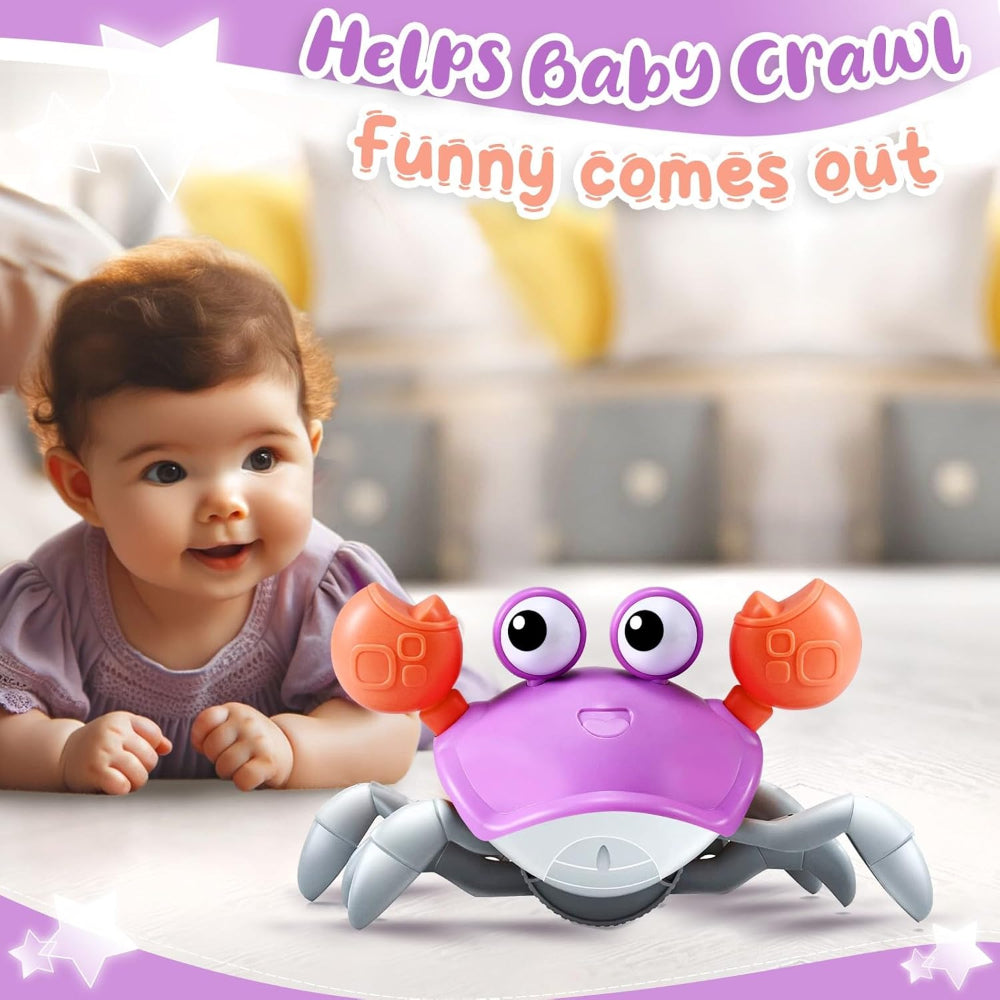 CrustaceanJoy | Krablende krabbe babylegetøj med musik og farverige lys 8