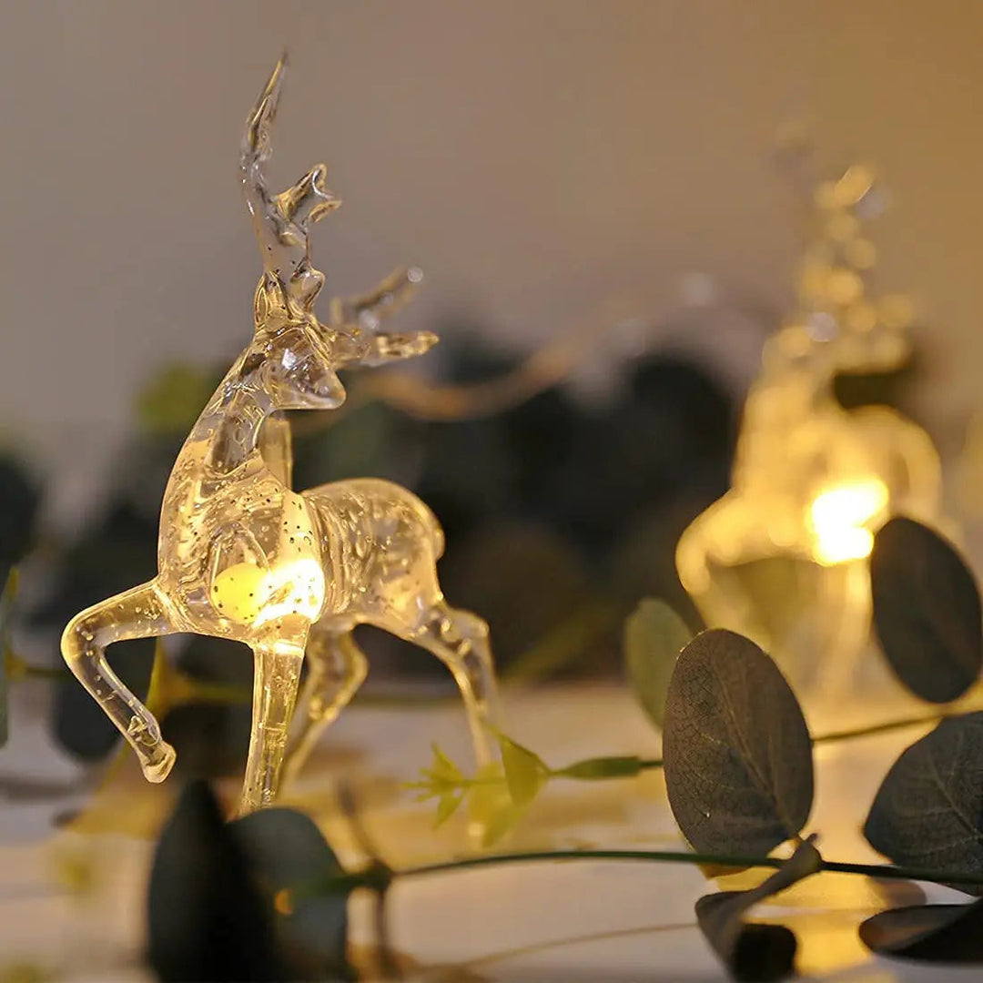 CrystalCheer | Elg-guirlandedekoration til juleudstilling 2